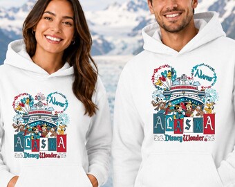 Custom Alaska Disney Cruise Hoodie Personalized Name Shirt 2026 Vacation Matching Trip Sweatshirt