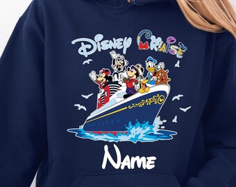 Custom Disney Alaska Cruise Hoodie Personalized Name Sweatshirt
