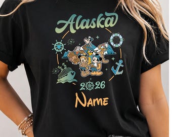 Custom Disney Alaska Cruise Hoodie Personalized Name Sweatshirt