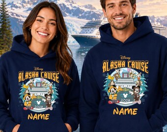 Custom Disney Alaska Cruise Hoodie Personalized Name Sweatshirt