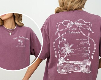 Comfort Colors Bachelorette Party Shirts: Custom Bridal Party Matching Tees