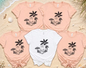 Girls Trip Vacation Shirts: Personalized Beach Vacation Matching Tees