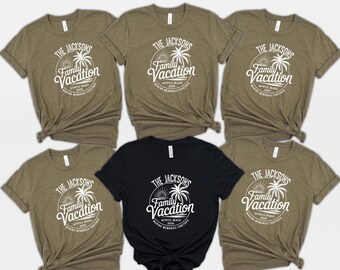 Personalized Family Vacation 2025 T-Shirt: Myrtle Beach Trip Keepsake