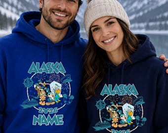 Custom Disney Alaska Cruise Hoodie Personalized Name Sweatshirt
