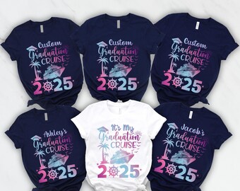 Custom Cruise Squad 2025 Shirt: Family Graduation Trip