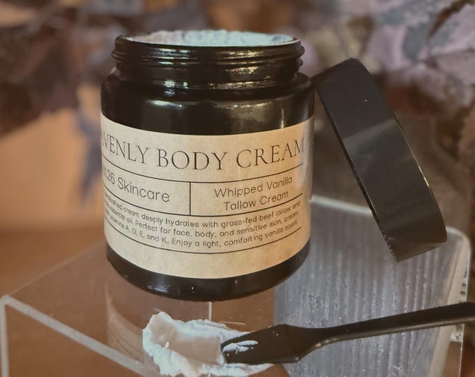 Organic Whipped Vanilla Tallow Cream