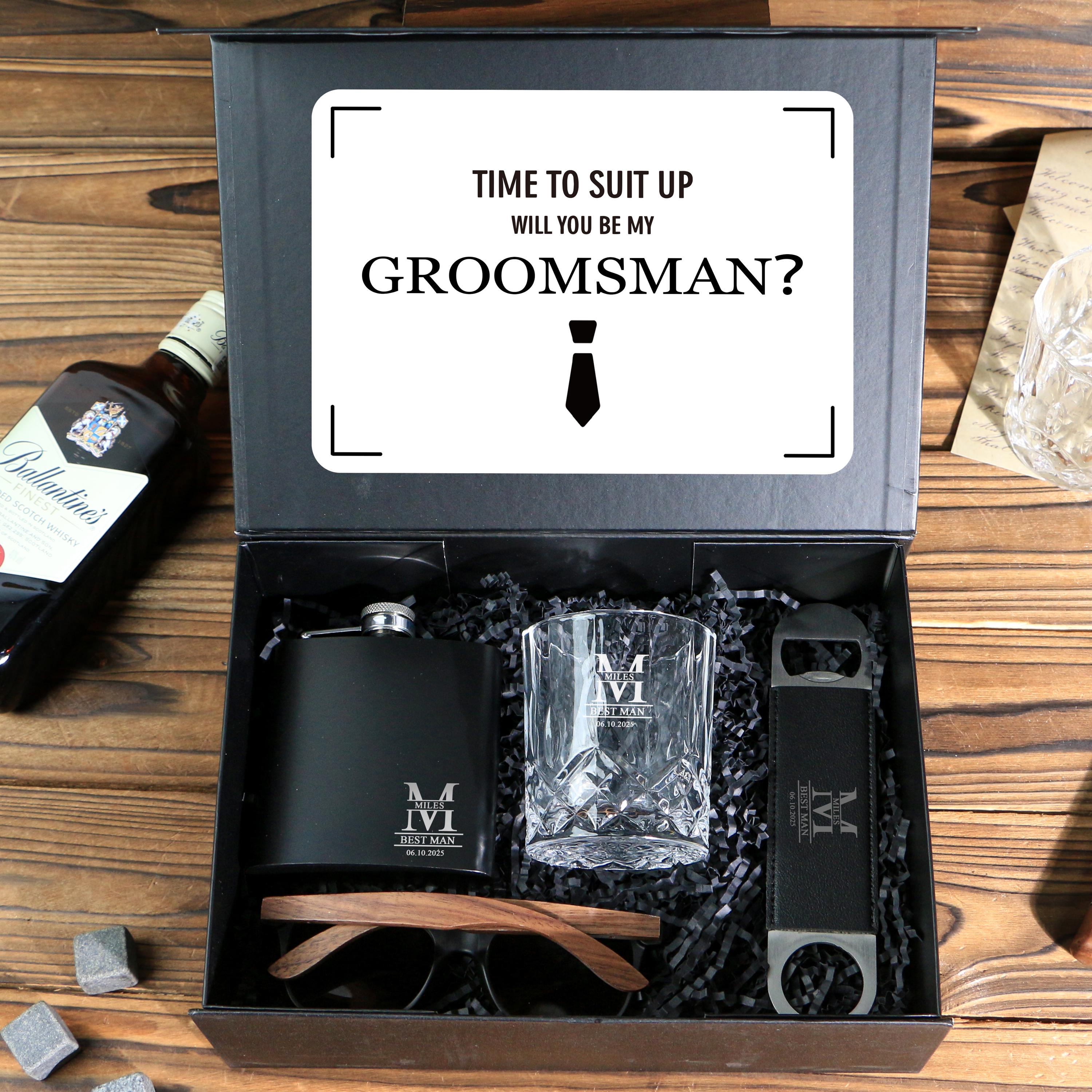 Personalised Groomsman Gift Box