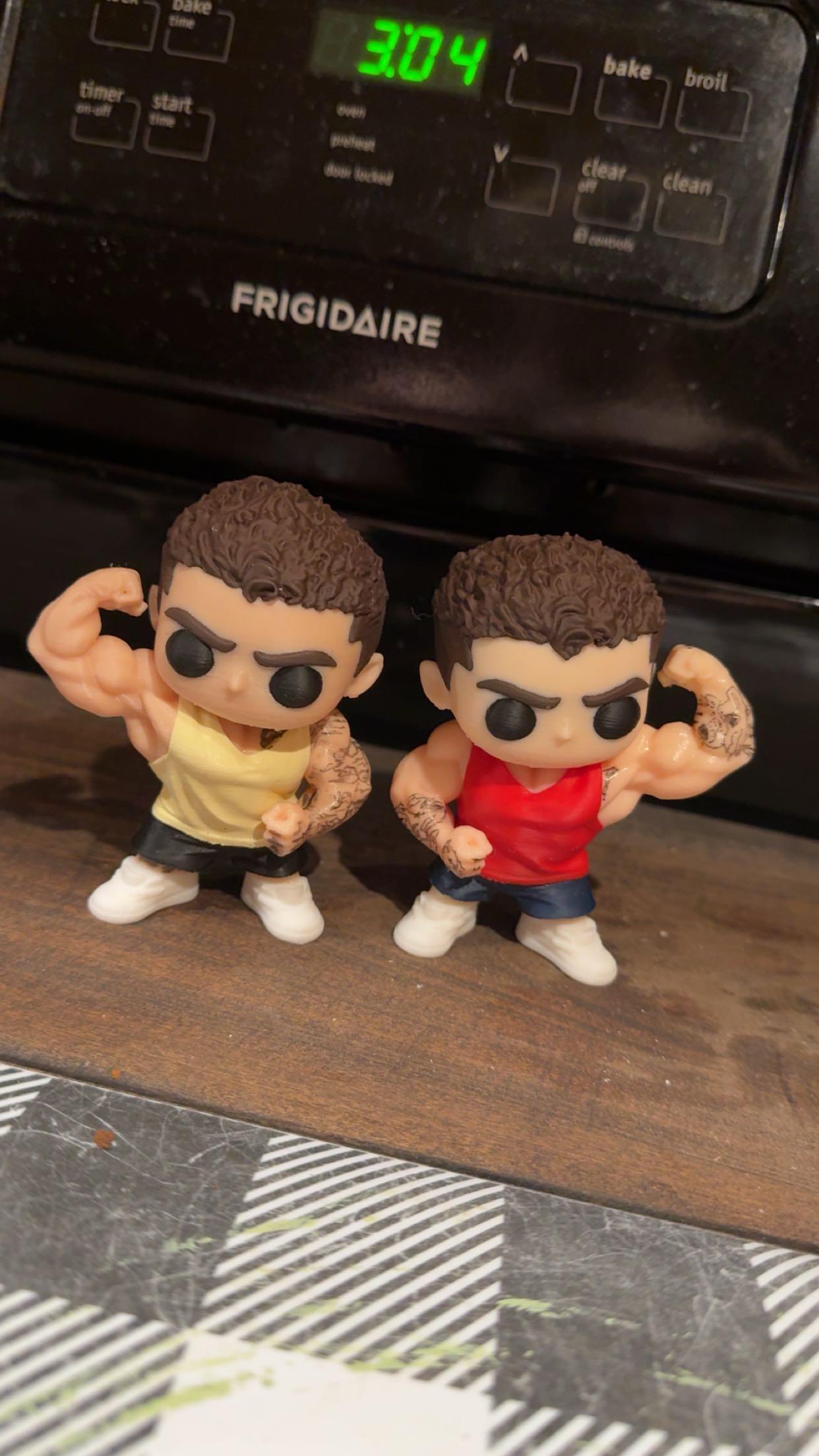 The Tre N Twins (chris and Mike) 2 Pack Custom Figures (optional Custom ...