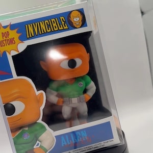 Allen The Alien (Invincible) Custom Figur (Optional Custom Box und Beschützer)