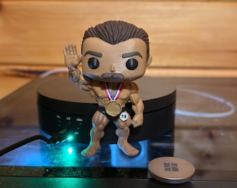 Figura personalizada de Chris Bumstead (CBum) (Caja y protector personalizados opcionales)