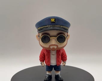 Mac Miller Faces (Diablo) Custom Made Figure (Optional Custom Box and a Protector)