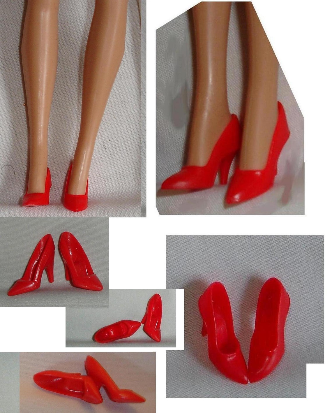 Barbie doll shoes vintage pumps fits most 60s era doll thru Etsy