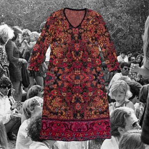 winter peasant dress Medieval peasant Dress Arlette green XXXL
