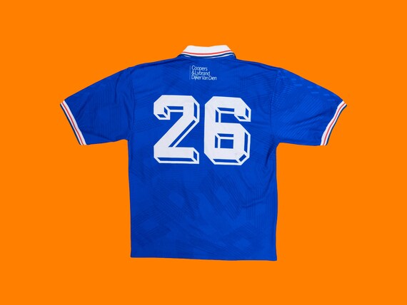 1991 Netherlands Official Lotto Blue Soccer Jersey Shirt - Etsy