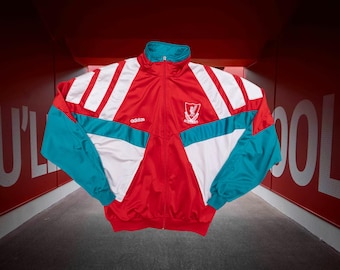 リバプール公式サッカーチーム ADIDAS トラックスーツ トップ