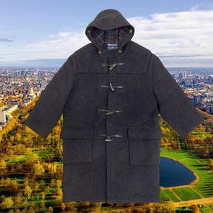 Gloverall English Duffle Coat - Etsy Canada