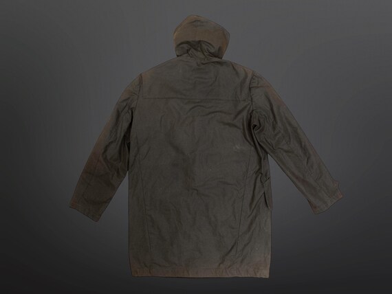 OUR LEGACY 1980-81 ステンカラーコート Our Legacy 1980-81 100% Cotton Green Brown Waxed Parka Jacket - Etsy