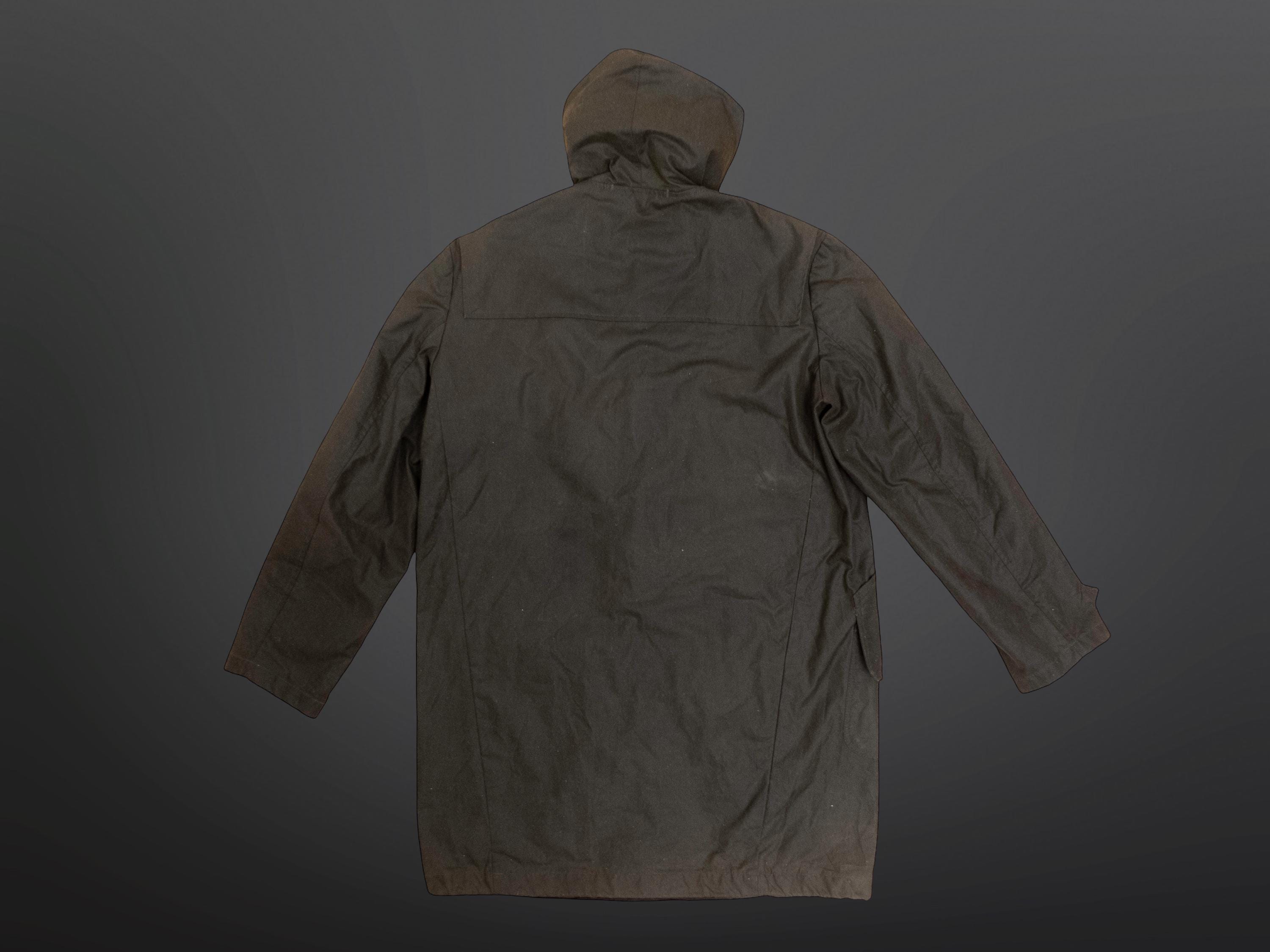 OUR LEGACY 1980-81 ステンカラーコート Our Legacy 1980-81 100% Cotton Green Brown Waxed Parka Jacket - Etsy