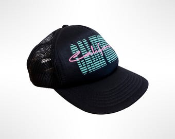 80s California GA Headwear Foam Graphic Trucker Hat Cap