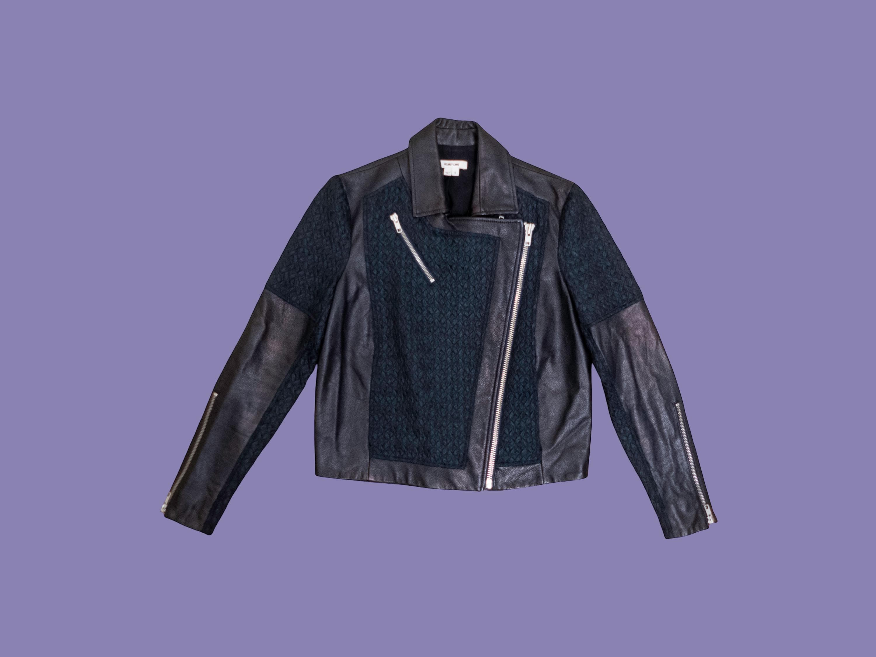 Helmut Lang Archive Runway 90s USA Made Lambskin Leather