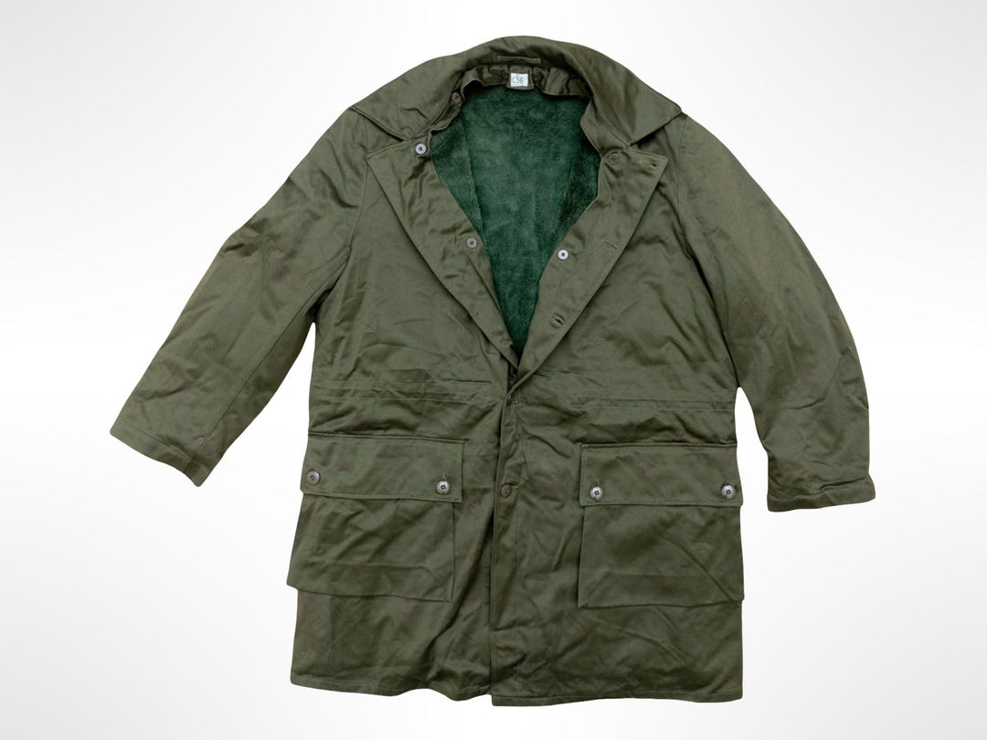 80s M59 Swedish Army Green Lined Coat | C56 Men XXL - Etsy