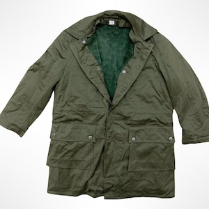 Vintage Swedish Wool Jacket Olive Original Army Surplus Military