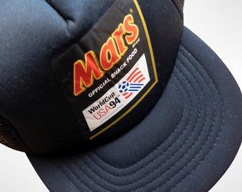 1994 World Cup USA Black Trucker Cap