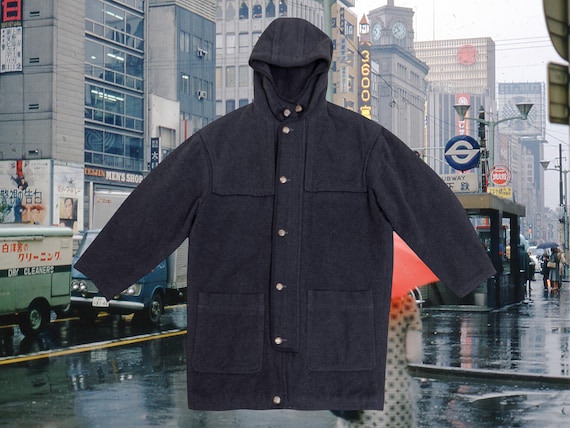 Kenzo 80s Wool Grey Duffle Coat Made in France Men XL - Etsy Australia