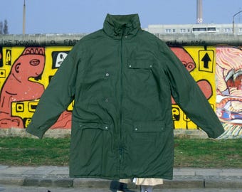¡SIN USAR! Parka verde militar alemana de los años 80