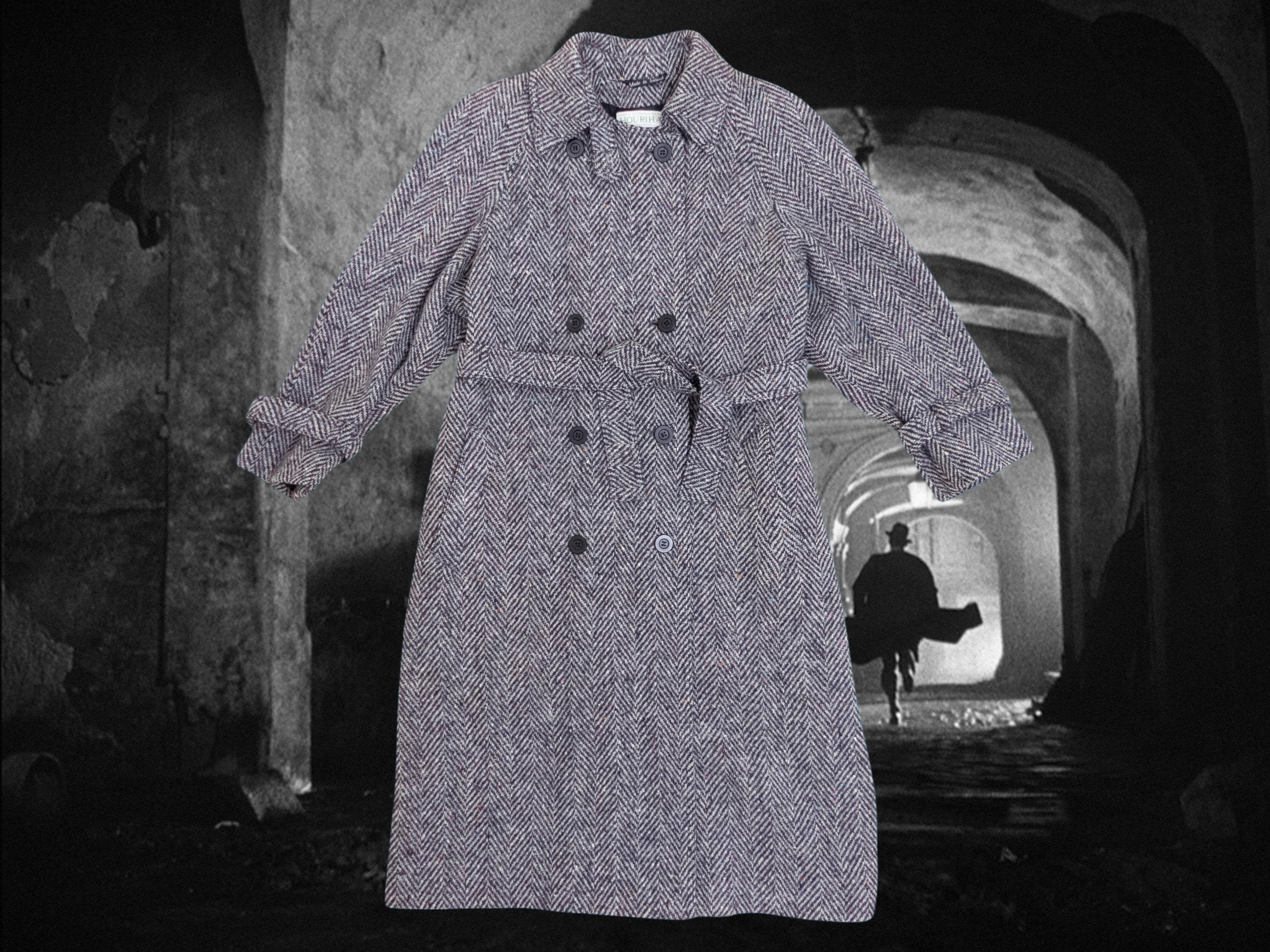 ☆Studio Donegal【アイルランド製】フーデッドフリンジウールコート