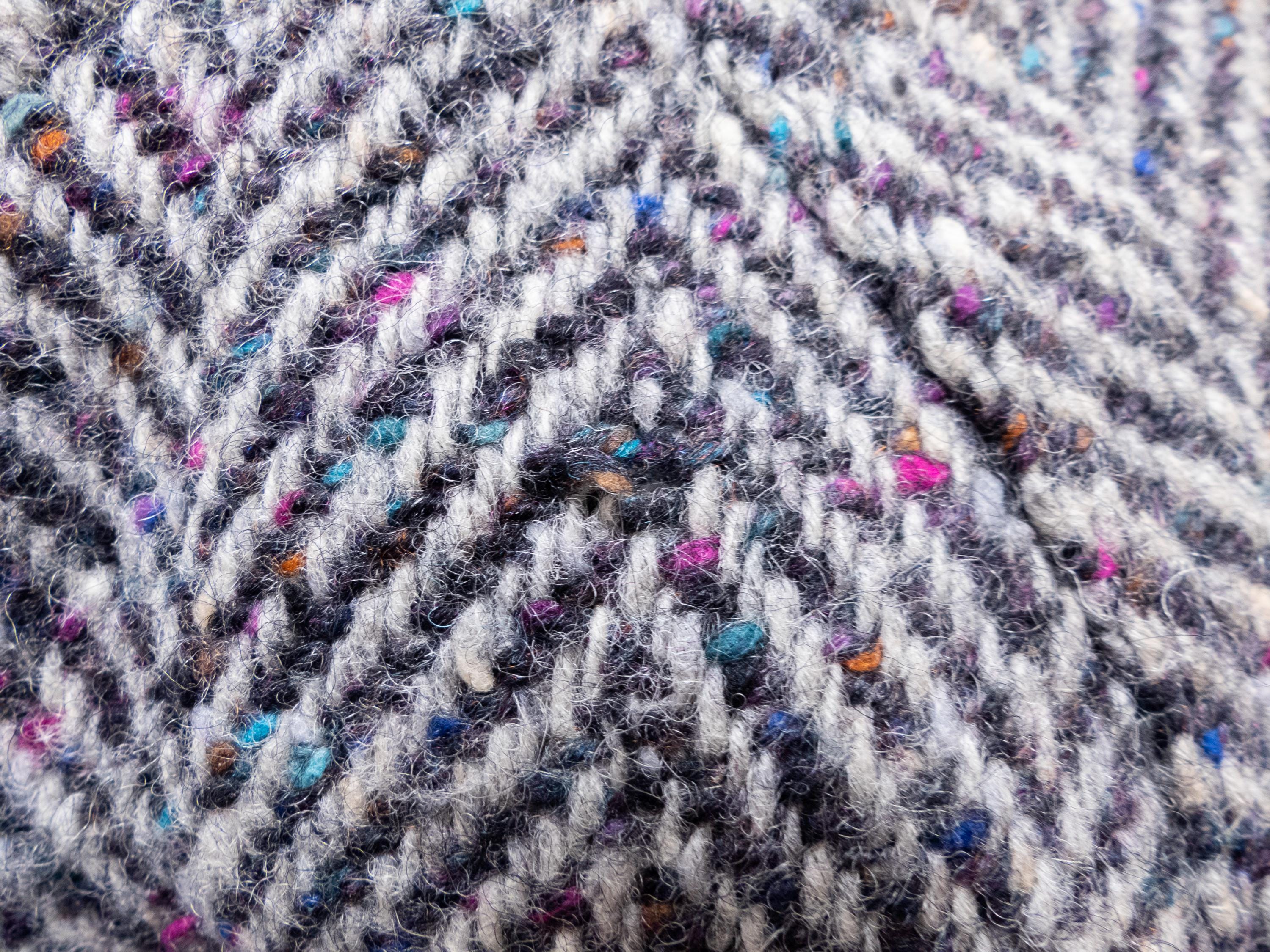 Pure New Wool Donegal Tweed Herringbone Jimmy Hourihan Double