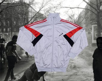 トップス adidas Big Trefoil Chile62 Track JKT Vintage Adidas Chile 62 Chile62 Zip up Sweatshirt Track Jacket