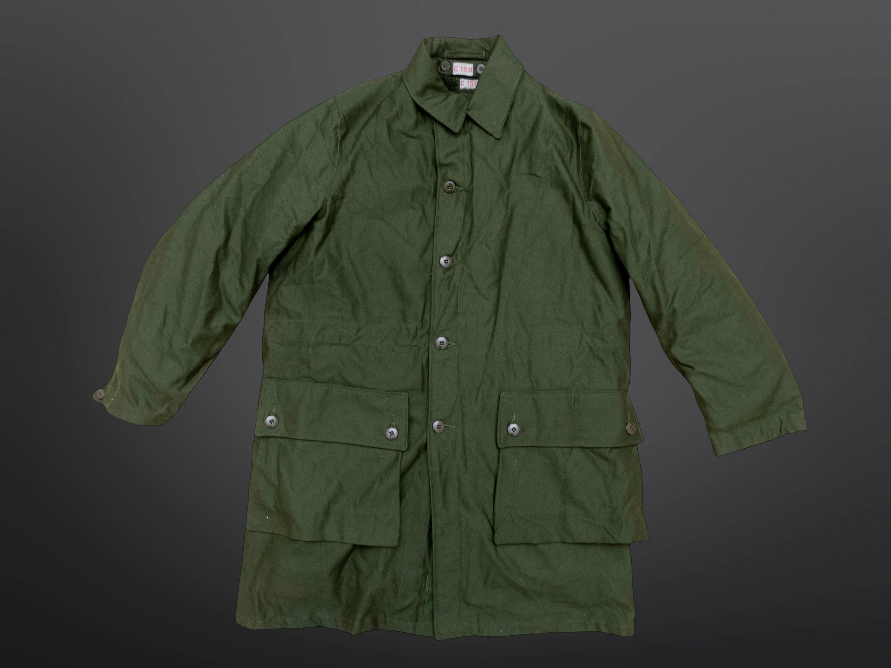 UNWORN ! M59 Swedish Army Green Coat C150 Men XL - Etsy