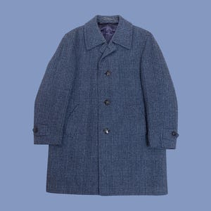 100% New Wool Stritzel Tweed Coat NOS 70s