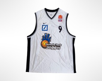 Nike Frankfurt Skyliners BBL Deutsche Bank Diarra Basketball White Jersey
