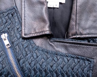 Helmut Lang Archive Runway 90s USA Made Lambskin Leather