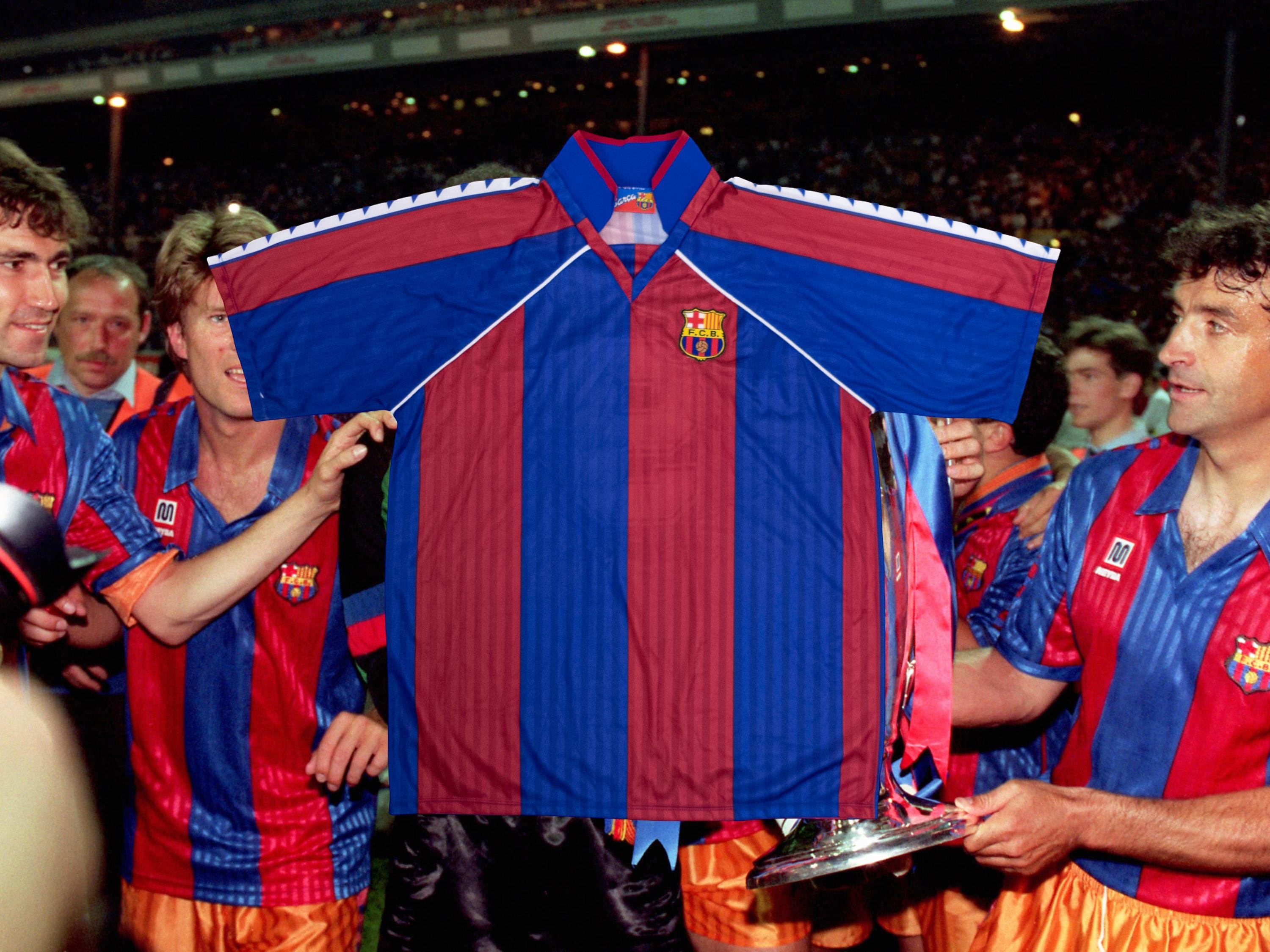 Camiseta Fc Barcelona Vintage - Etsy