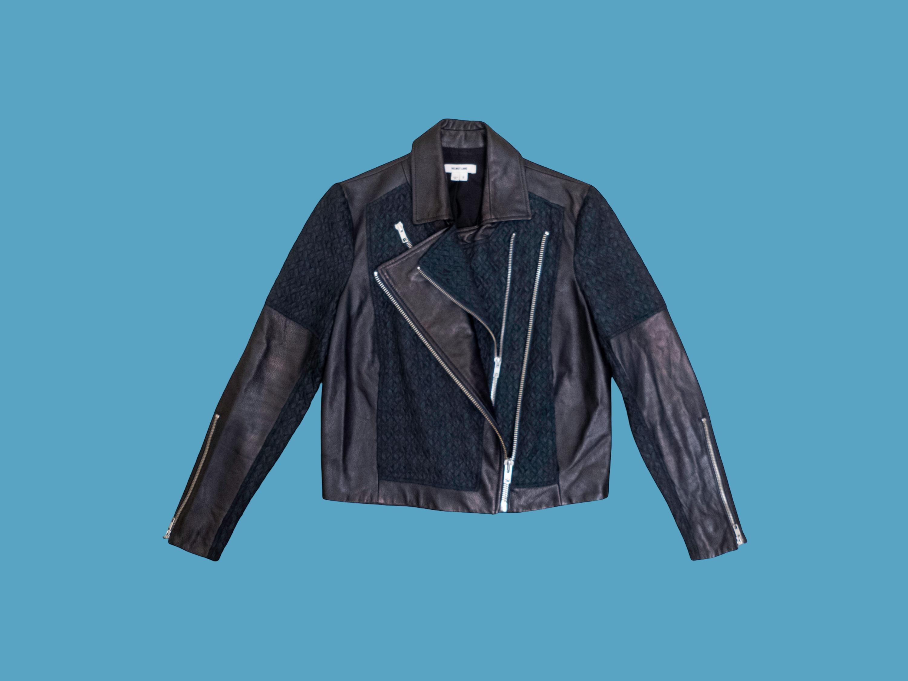 Helmut Lang Archive Runway 90s USA Made Lambskin Leather