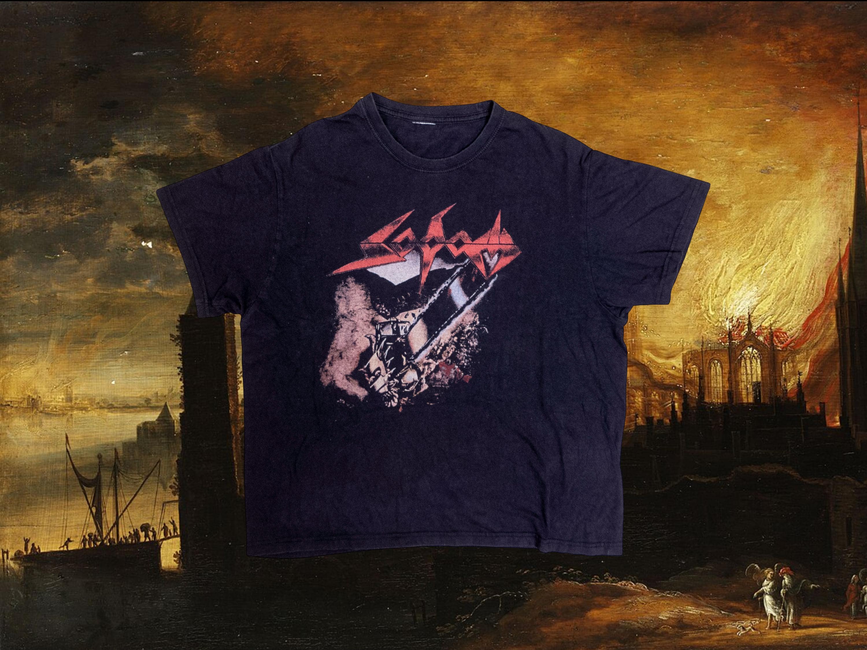 1991 Rare Sodom the Saw is the Law Tour Merch T-shirt - Etsy Israel