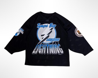 1993 NHL CCM Canada Made Tampa Bay Lightning Hockey Jersey