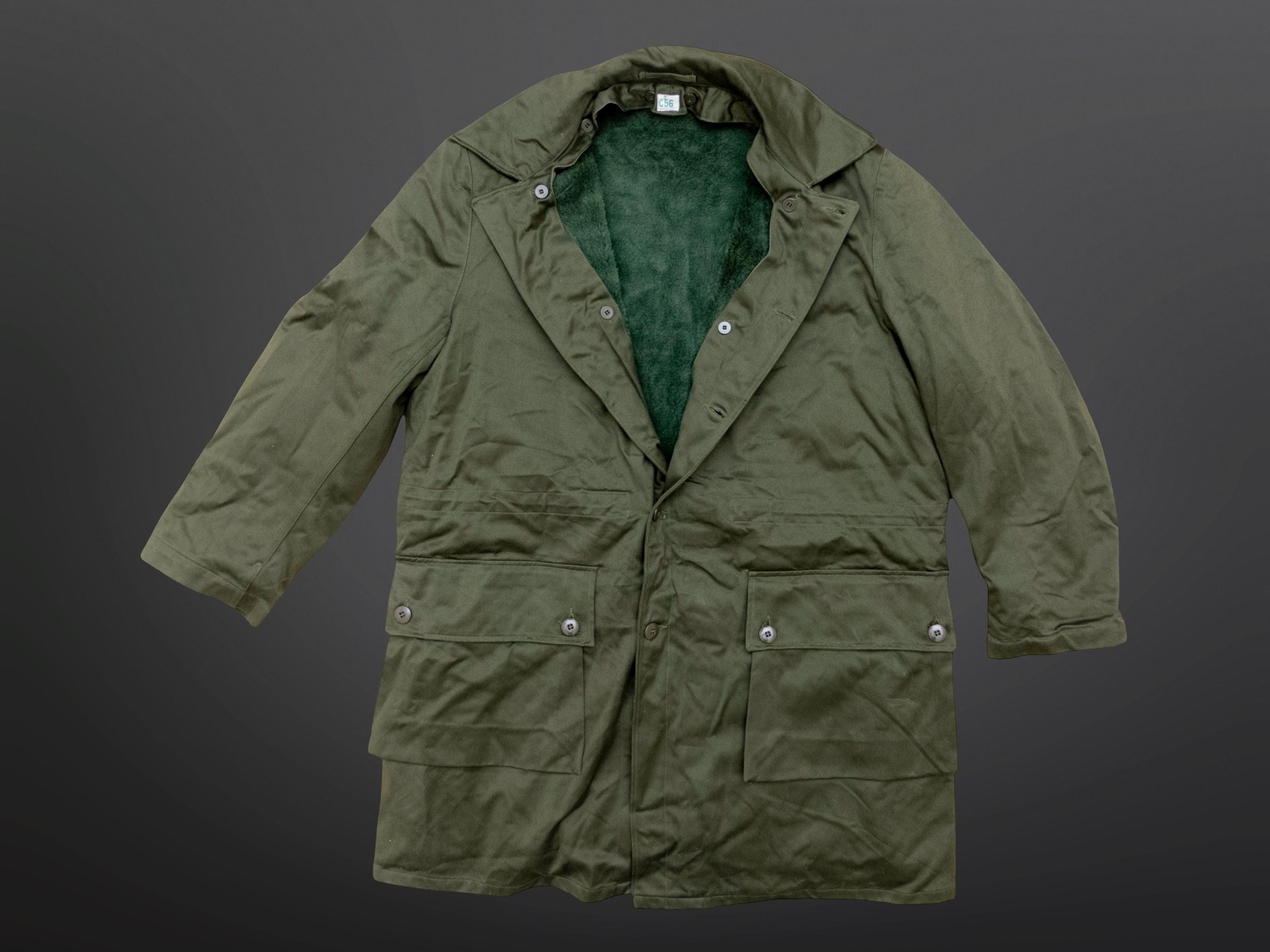 UNWORN ! 80s M59 Swedish Army Green Lined Coat | C56 Men XXL - Etsy