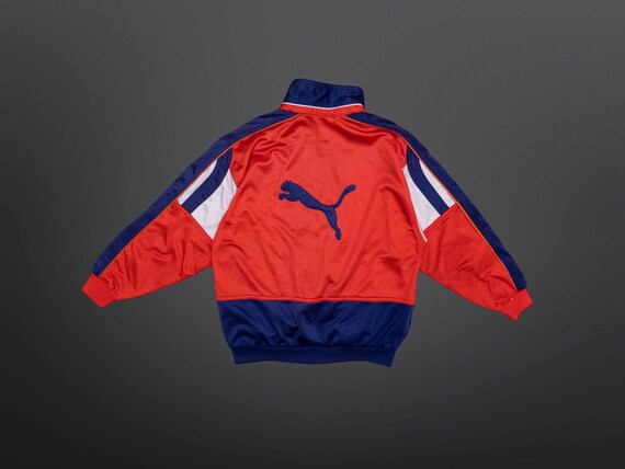 Puma Red Tracksuit Jacket 80s - Etsy