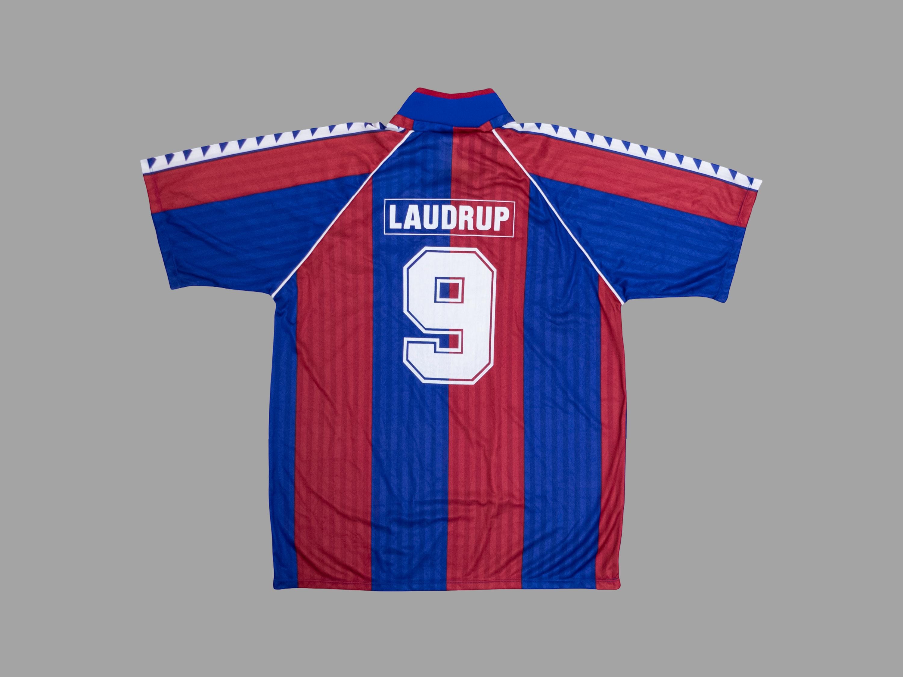 FC Barcelona LAUDRUP 9 ユニフォーム Laudrup Jersey 90s Barca Michael Socios Camiseta Jersey Shirt