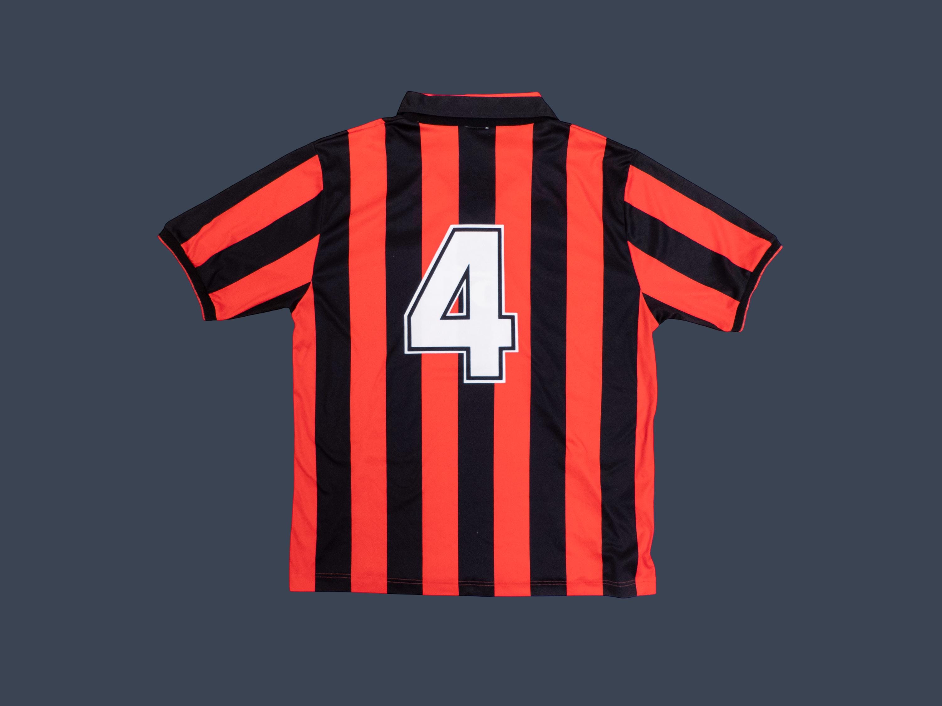 Adidas Milan 92 93 ストライプ サッカー ジャージ シャツ モッタ