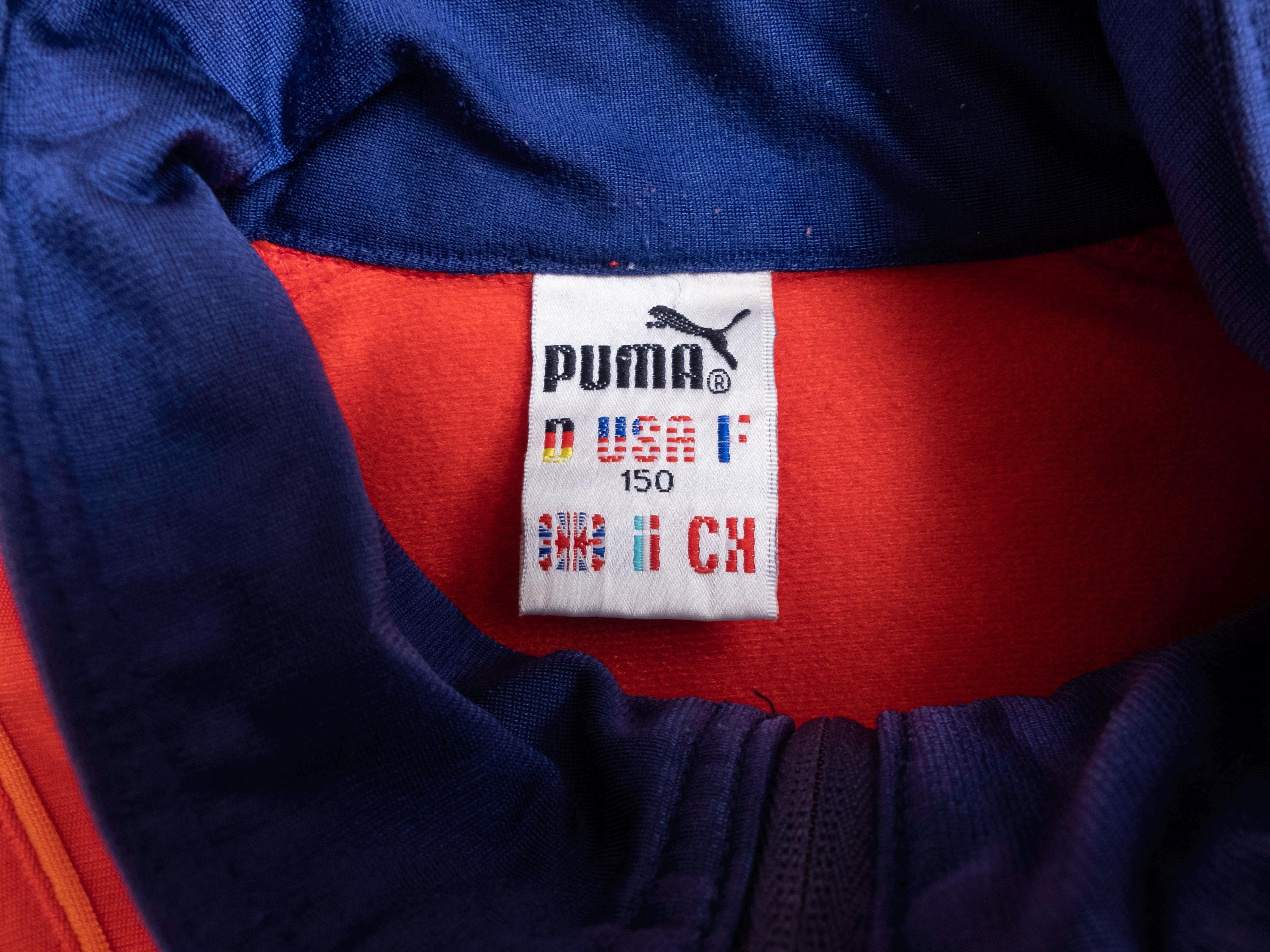 Puma Red Tracksuit Jacket 80s - Etsy