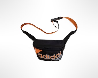 80s Adidas Black Orange Bag