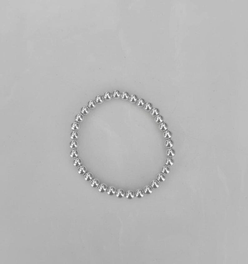 Stacking Bracelets in Sterling Silver, Waterproof Jewelry Set image 5