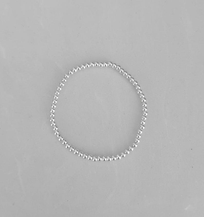 Stacking Bracelets in Sterling Silver, Waterproof Jewelry Set image 7