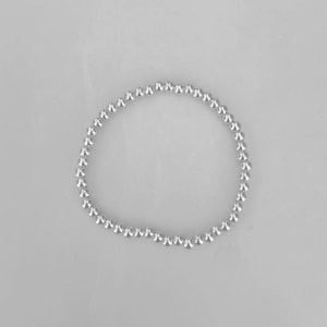 Stacking Bracelets in Sterling Silver, Waterproof Jewelry Set image 6