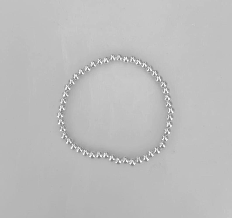 Stacking Bracelets in Sterling Silver, Waterproof Jewelry Set image 6